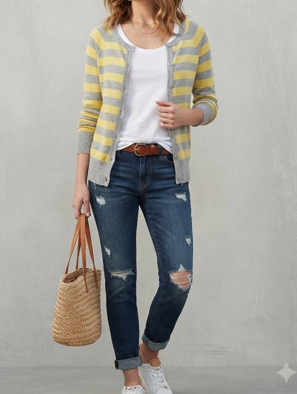 Rue21 Striped Cardigan